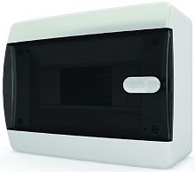 Бокс пластиковый Tekfor ЩРН-П-8 CNK 40-08-1 (170х218х102мм) IP41 прозрачная дверца картинка 